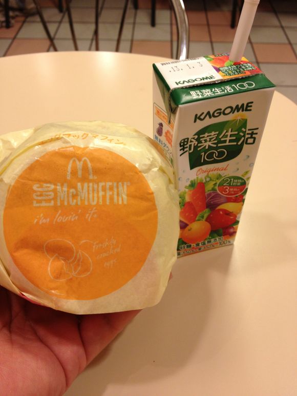 マクドナルドの朝マックは美味しい！